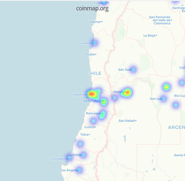Imagen tomada de Coinmap.org