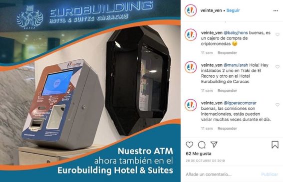 cajero veinte eurobuilding