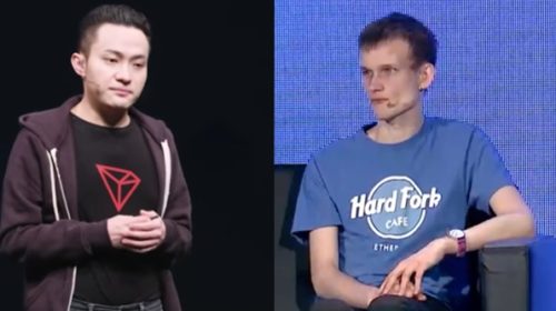 Justin Sun y Vitalik Buterin