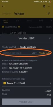 cambiar-cripto-fiat-Binance-P2P