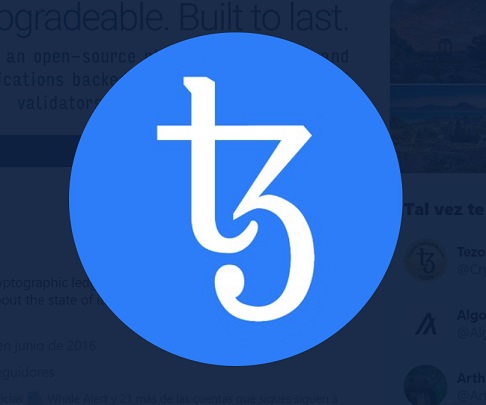 Logo de Tezos. Imagen extraída de Twitter