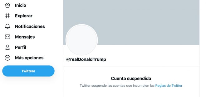 cuenta Trump Twitter